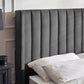 Clara Dark Grey 180cm Super King TV Ottoman Storage Bed