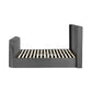 Clara Dark Grey 180cm Super King TV Ottoman Storage Bed