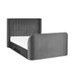 Clara Dark Grey 180cm Super King TV Ottoman Storage Bed