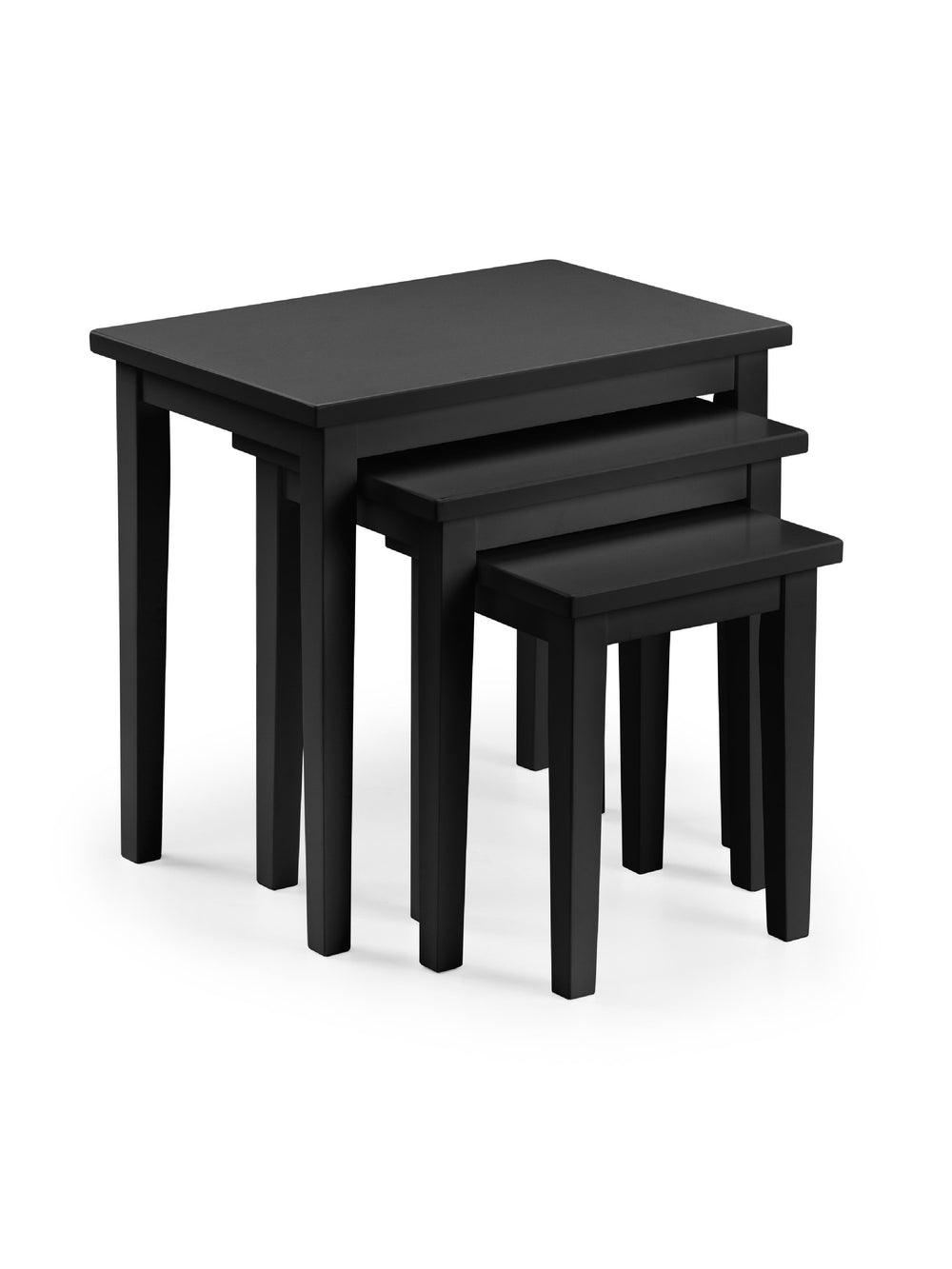 Cleo Nest of 3 Side Tables - Black