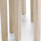 Cleo Nest of 3 Side Tables - White Wash Effect