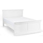 Clermont 150cm King White Bed