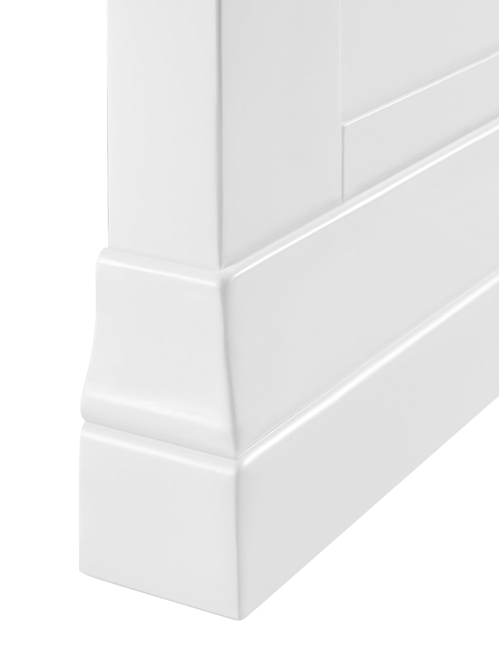 Clermont 150cm King White Bed