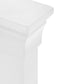 Clermont 150cm King White Bed
