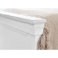 Clermont 150cm King White Bed