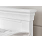 Clermont 150cm King White Bed