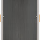 Cleveland 2 Door Wardrobe - WHITE/GREY METAL EFFECT