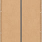 Cleveland 2 Door Wardrobe - White/Grey Metal Effect