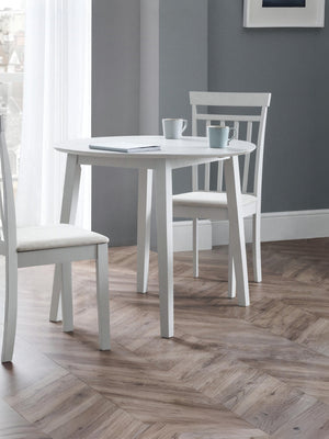 Coast Round Drop Leaf Dining Table - Grey