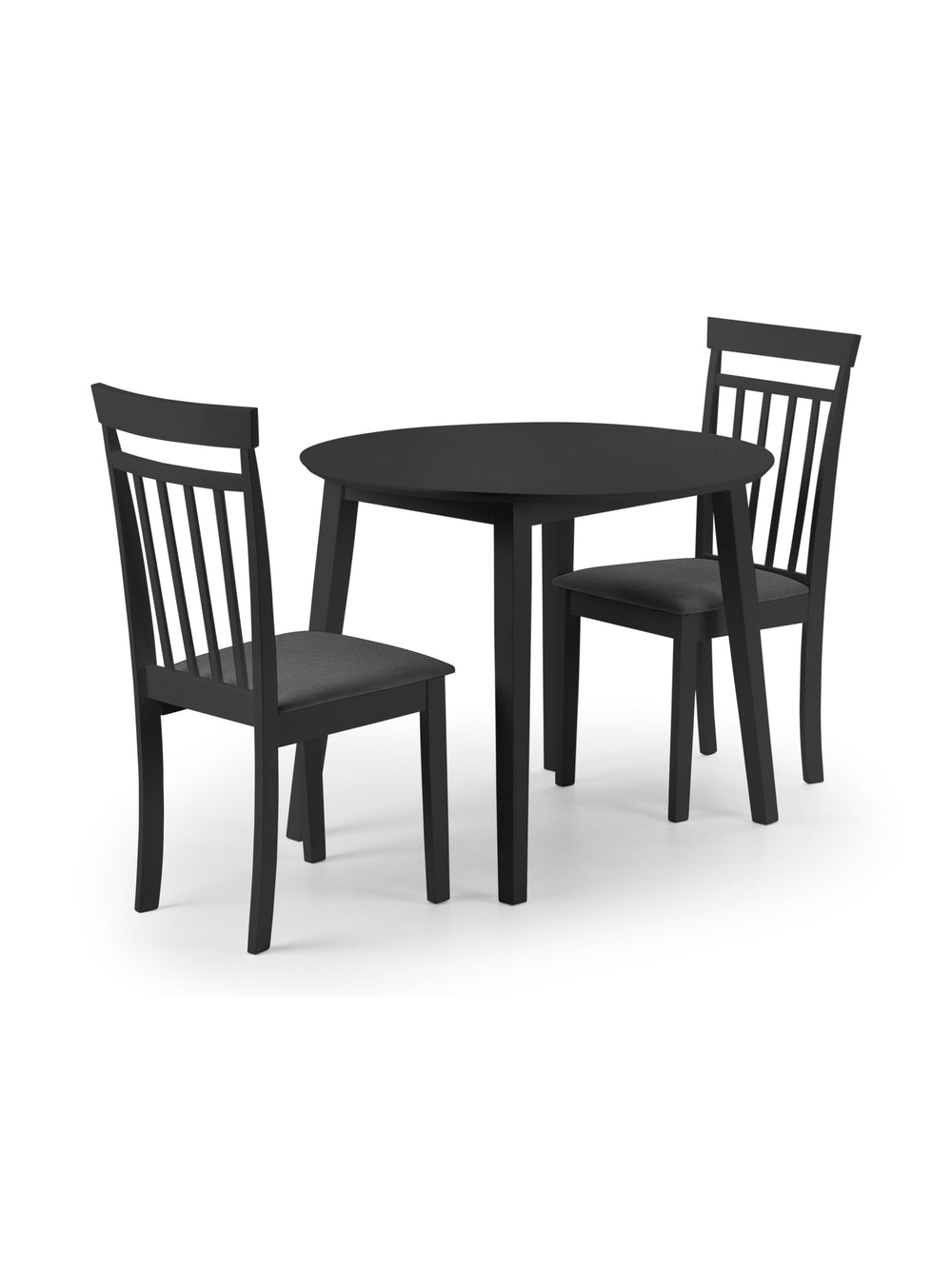Coast Round Drop Leaf Dining Table - Black