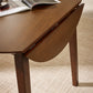 Coast Round Drop Leaf Dining Table - Walnut Effect