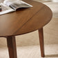Coast Round Drop Leaf Dining Table - Walnut Effect