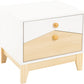 Cody 2 Drawer Bedside - White/Pine Effect