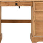 Corona Computer Desk - Distressed Waxed Pine