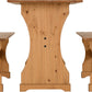 Corona Dinette Set - Distressed Waxed Pine