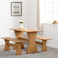 Corona Dinette Set - DISTRESSED WAXED PINE