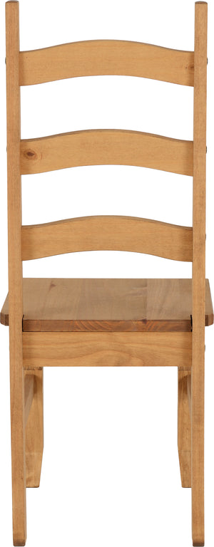 Corona Chair (Box of 2) - DISTRESSED WAXED PINE