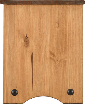 Corona Dressing Table Stool - DISTRESSED WAXED PINE