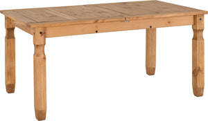 Corona Extending Dining Table - DISTRESSED WAXED PINE