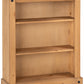 Corona Low Bookcase - Distressed Waxed Pine