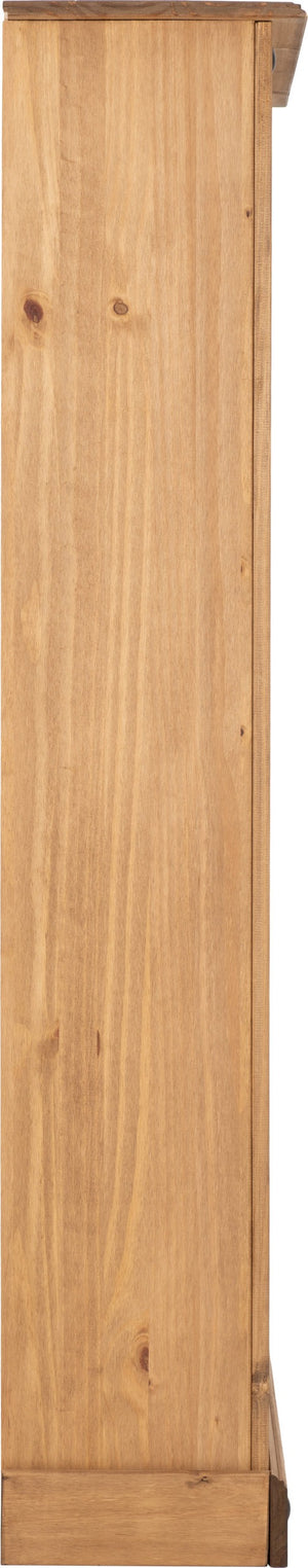 Corona Medium Bookcase - DISTRESSED WAXED PINE