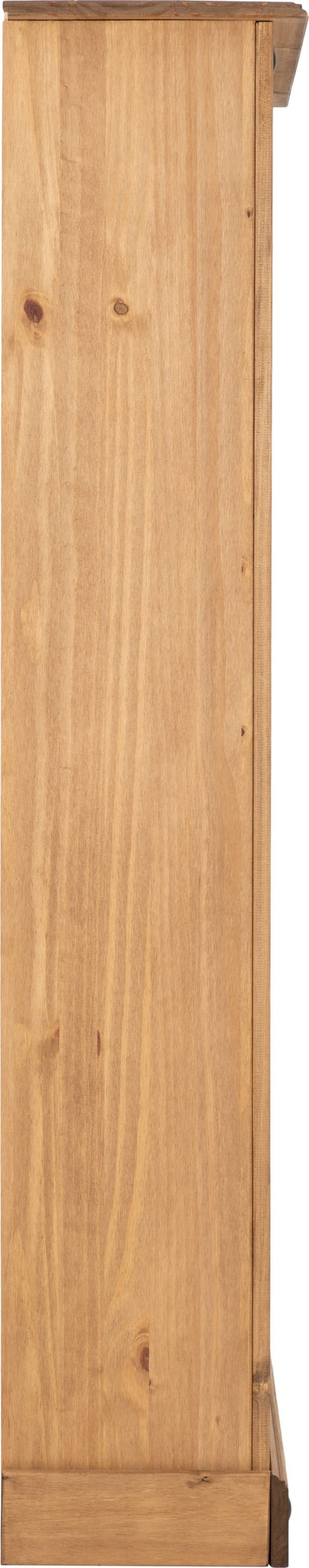 Corona Medium Bookcase - DISTRESSED WAXED PINE