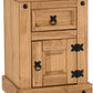 Corona Petite Bedside - Distressed Waxed Pine