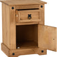 Corona Petite Bedside - Distressed Waxed Pine