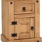Corona Petite Bedside - Distressed Waxed Pine