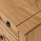 Corona Petite Bedside - Distressed Waxed Pine