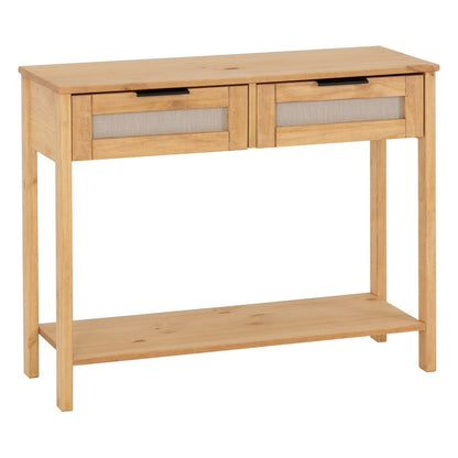 Rattan collection - 2 Drawer Console Table