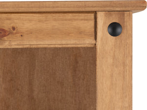 Corona Tall Bookcase - DISTRESSED WAXED PINE