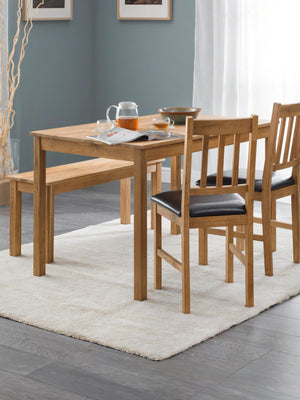 Coxmoor 4 Seater Rectangular Dining Table - Oak