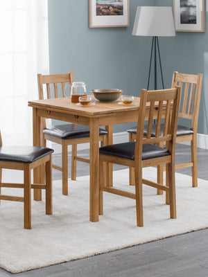 Coxmoor 4 Seater Extending Dining Table - Oak