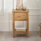 Coxmoor 1 Drawer Bedside Table - Oak