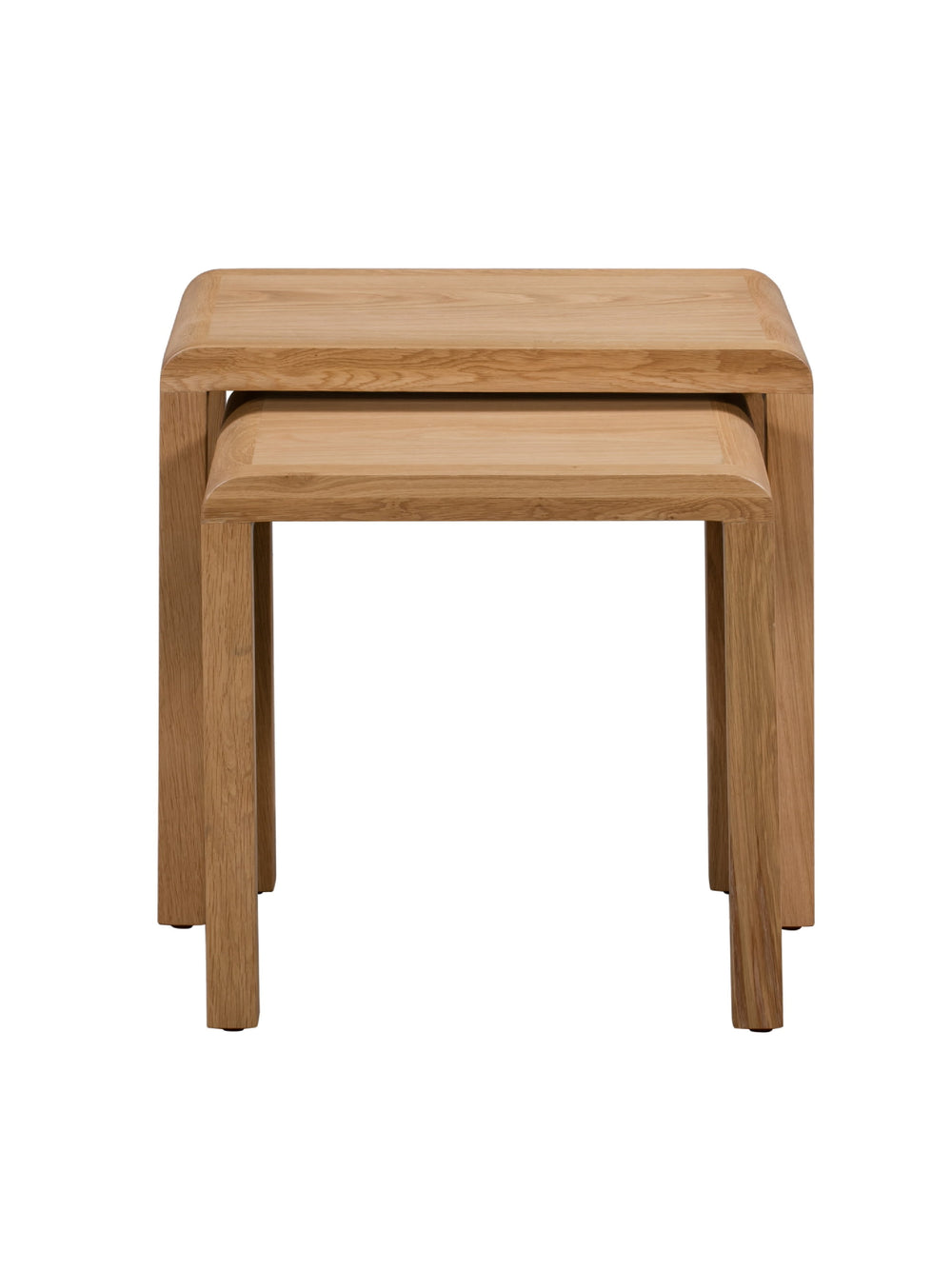 Curve Nest of 2 Tables - Oak