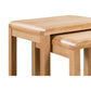 Curve Nest of 2 Tables - Oak