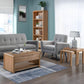 Curve Nest of 2 Tables - Oak