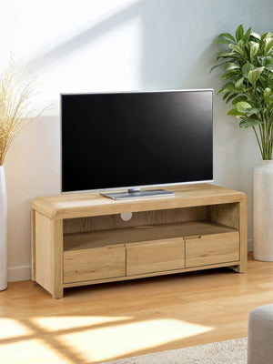 Curve TV Unit  up to 40 inch - Oak