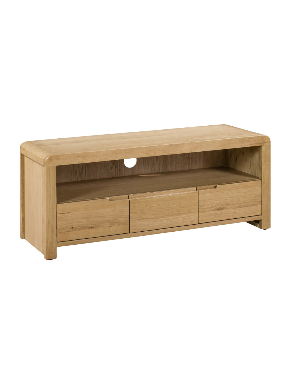 Curve TV Unit  up to 40 inch - Oak