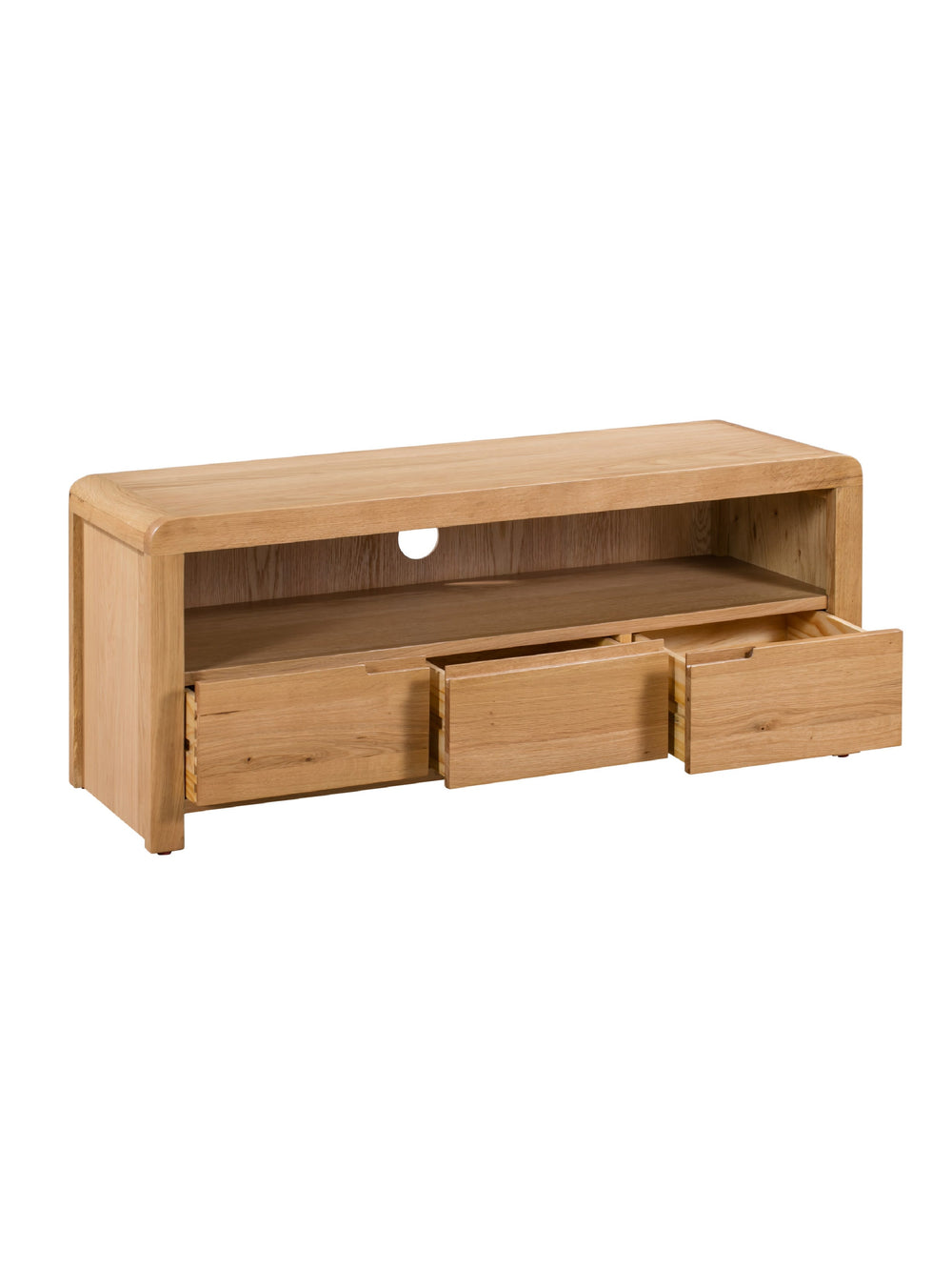 Curve TV Unit  up to 40 inch - Oak