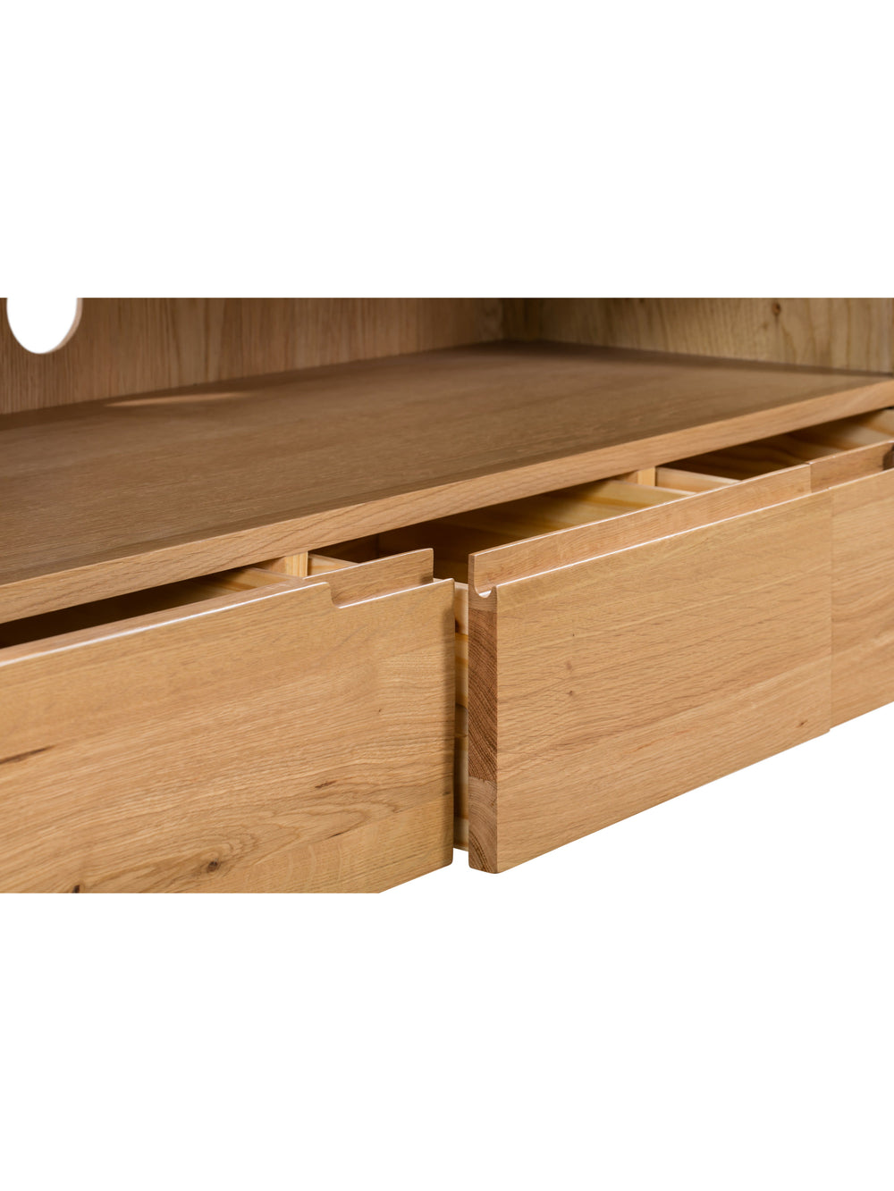 Curve TV Unit  up to 40 inch - Oak