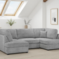Carnaby Sofa Boucle Grey U Shape Corner