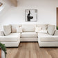 Carnaby Classic Sofa Beige U Shape Corner