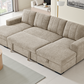 Como Sofabed Beige U Shape Corner