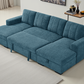Como Sofabed Blue U Shape Corner