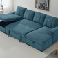 Como Sofabed Blue U Shape Corner