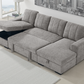 Como Sofabed Grey U Shape Corner