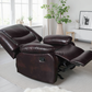 Conrad Manual Recliner Sofa Brown Armchair