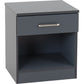 Dakota 1 Drawer Bedside